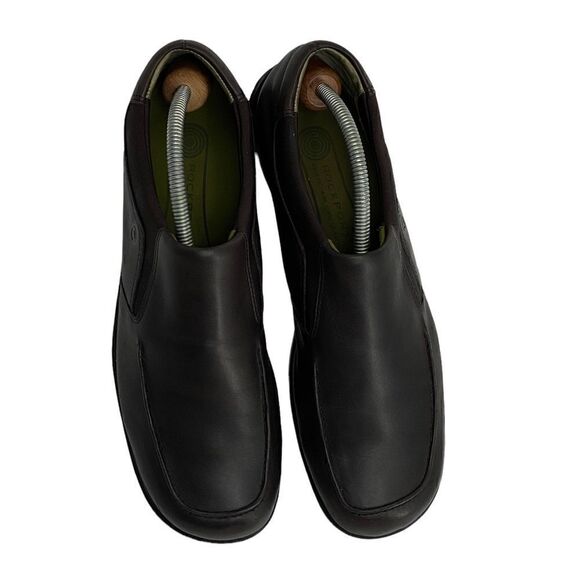 Rockport Women's APW23233 Leather Slip-On Loafer Flats Brown 9W - Picture 3 of 7